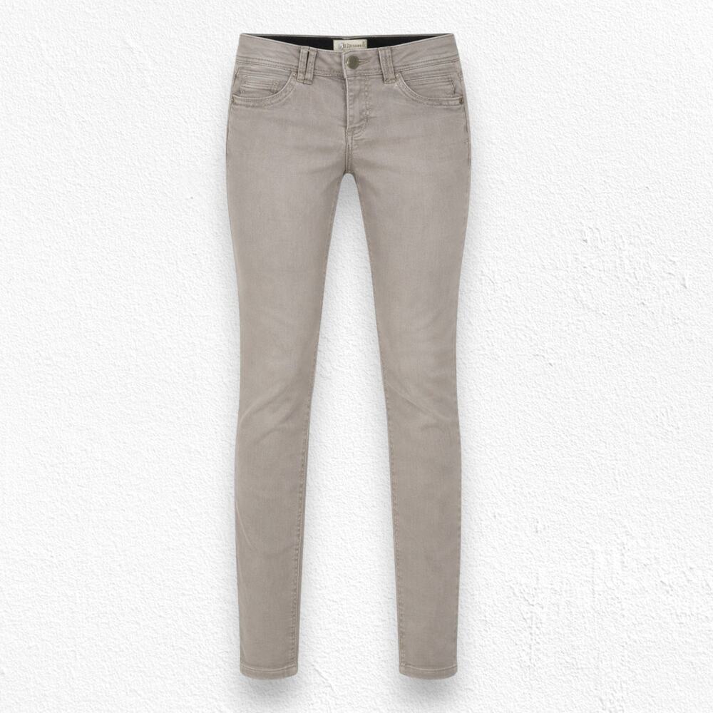 Democracy Dark Tan Khaki "Ab"Solution Low Rise Classic Skinny Leg Jeans Size 2